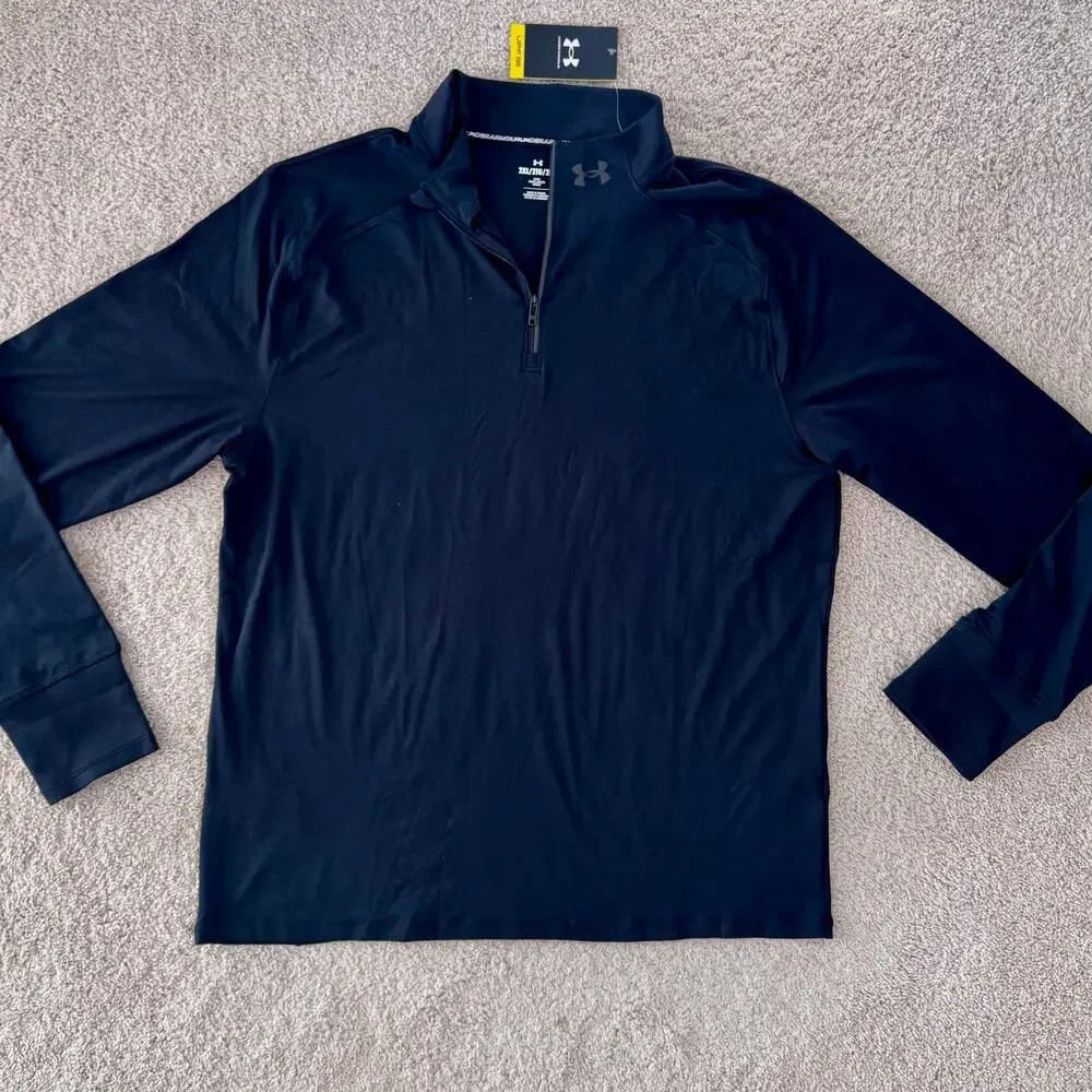 Under Armour Running Launch Pro 1/4 Zip Pullover Jacket Longsleeve Black Men XXL